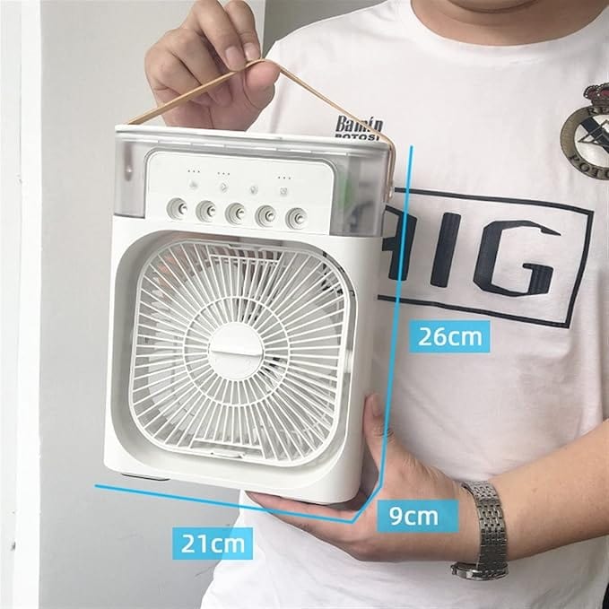 Mini Climatiseur - Ventilateur - Diffuseur et Veilleuse : Tout en UN