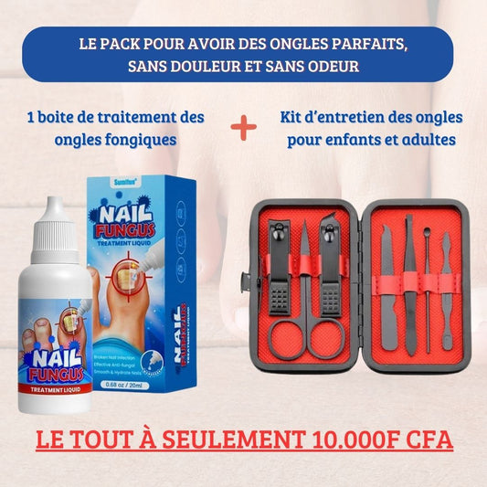 PACK POUR AVOIR DES ONGLES PARFAITS SANS DOULEUR ET SANS ODEUR